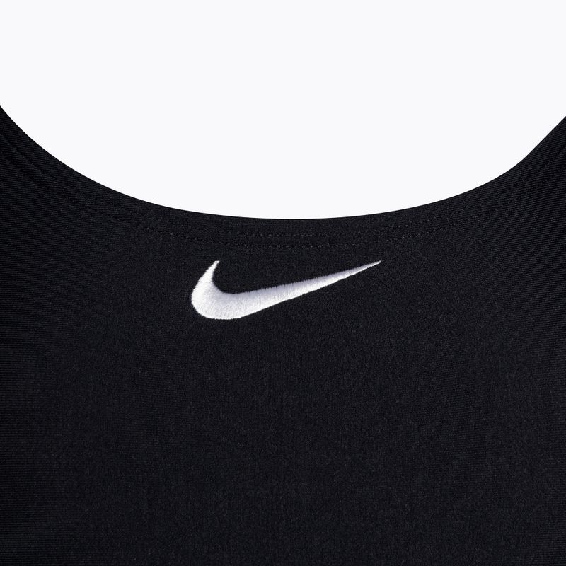 Einteiliger Damen-Badeanzug Nike Hydrastrong Adjustable Crossback schwarz 3