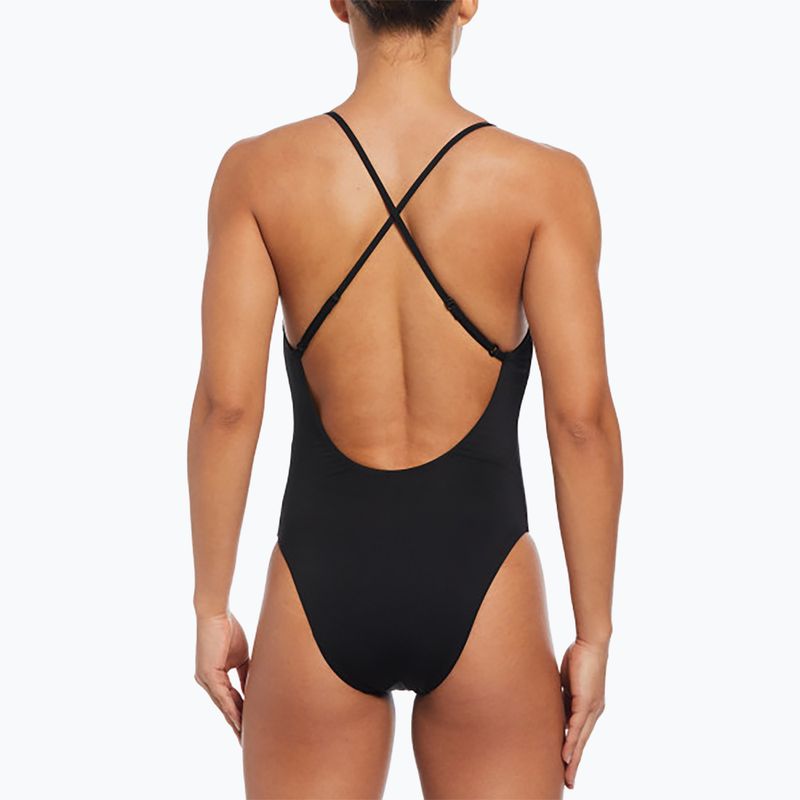 Einteiliger Damen-Badeanzug Nike Sneakerkini 2.0 Croccback schwarz 6