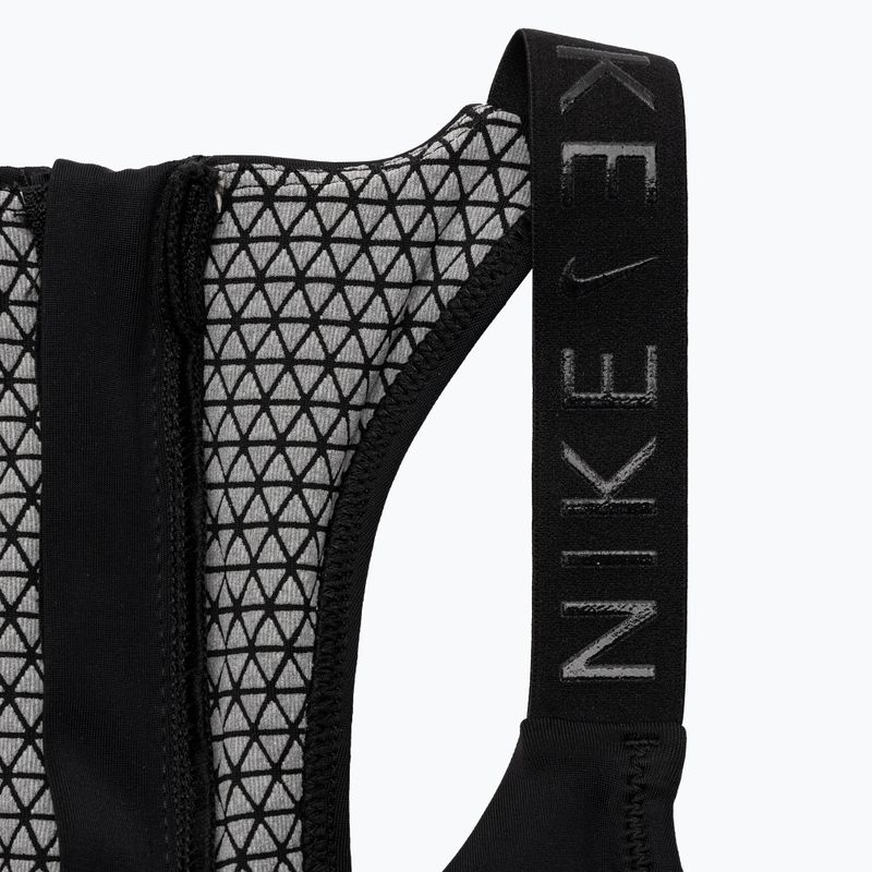 Einteiliger Damen-Badeanzug Nike Hydralock Fusion Inclusive schwarz 3
