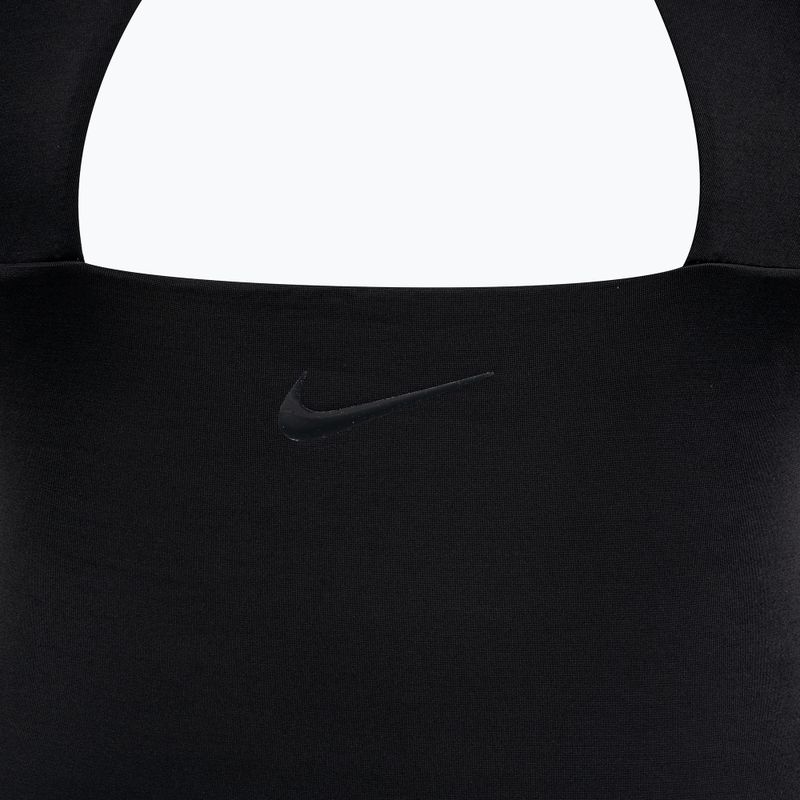 Einteiliger Damen-Badeanzug Nike Hydralock Fusion Inclusive schwarz 4