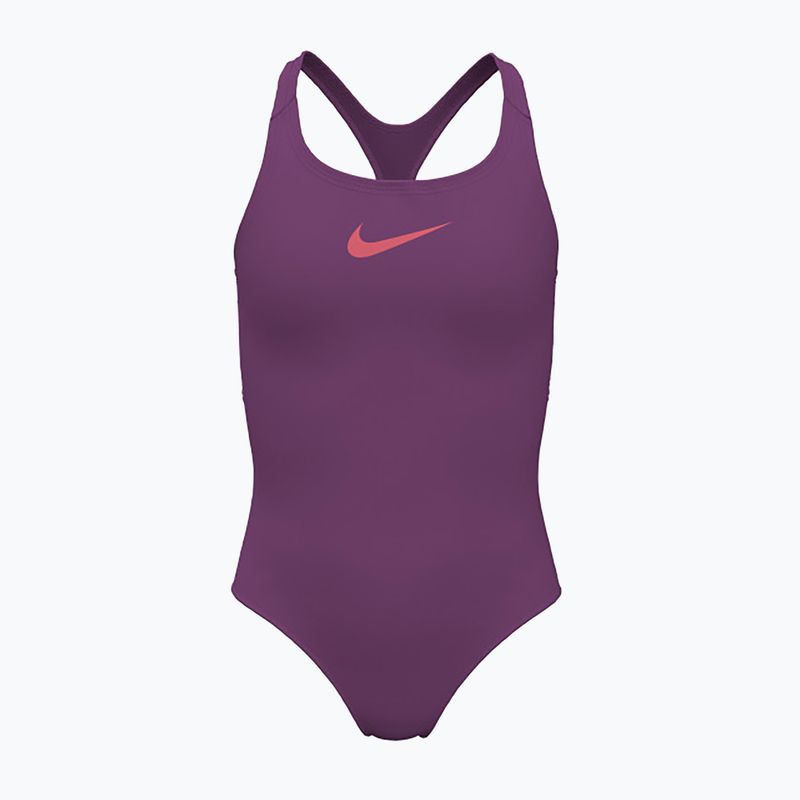 Einteiliger Schwimmanzug Kinder Nike Essential Racerback hot fuchsia