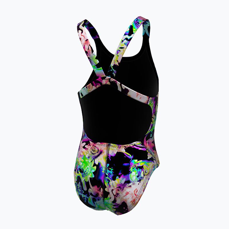 Einteiliger Schwimmanzug Kinder Nike Hydrastrong Multi Print Fastback rainbow 2