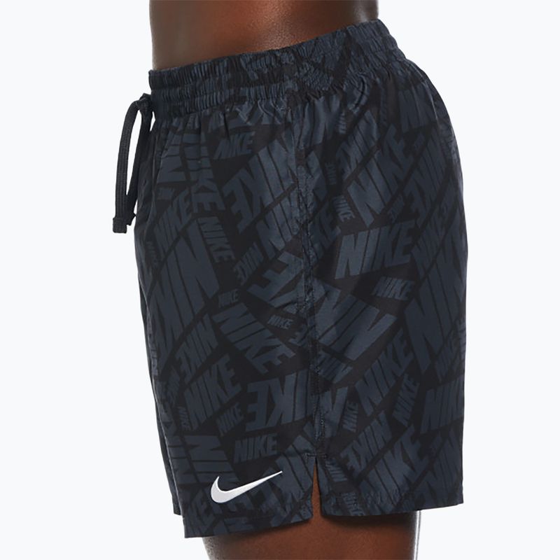 Badeshorts Badehosen Herren Nike Tossed 5" Volley black 4