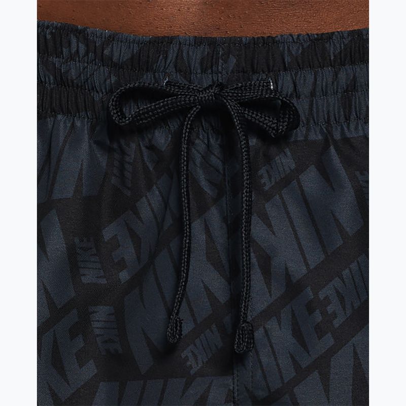 Badeshorts Badehosen Herren Nike Tossed 5" Volley black 5