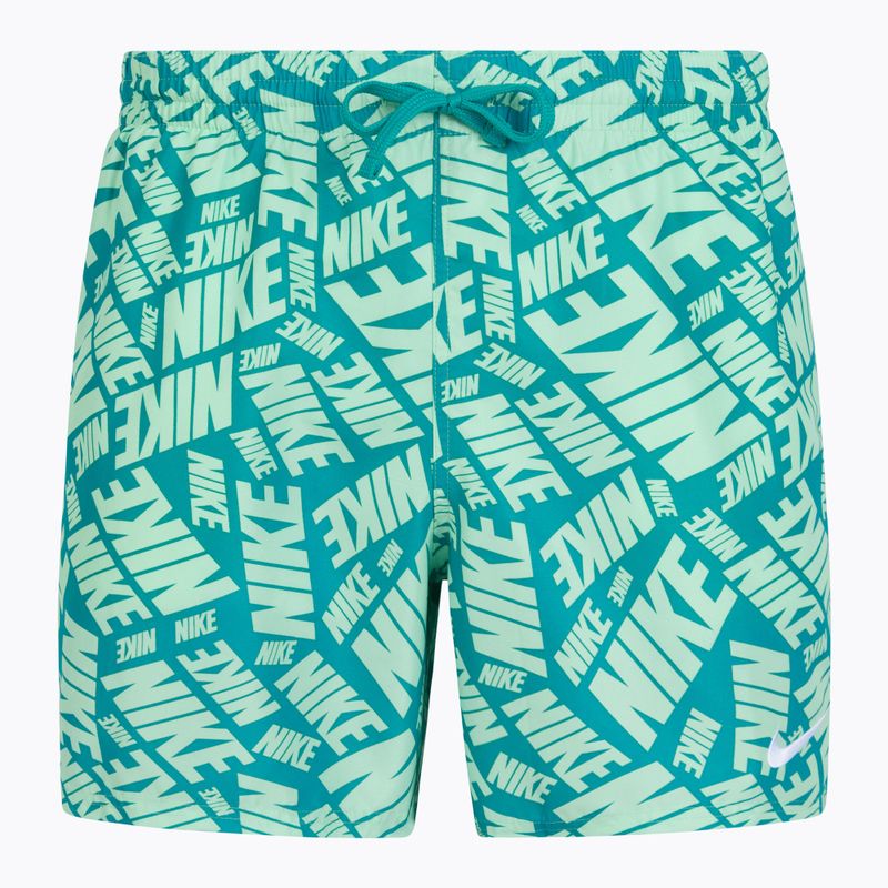 Badeshorts Badehosen Herren Nike Tossed 5" Volley vapor green