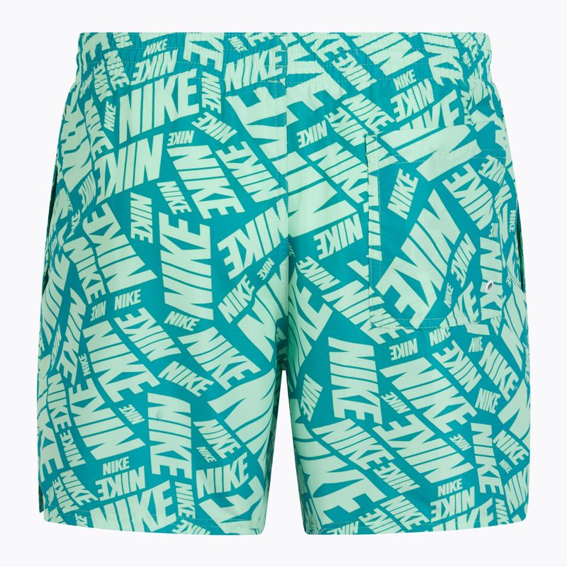 Badeshorts Badehosen Herren Nike Tossed 5" Volley vapor green 2