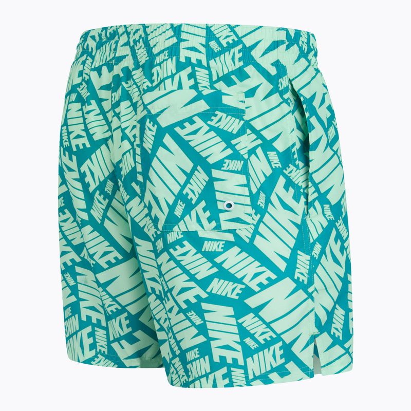 Badeshorts Badehosen Herren Nike Tossed 5" Volley vapor green 3