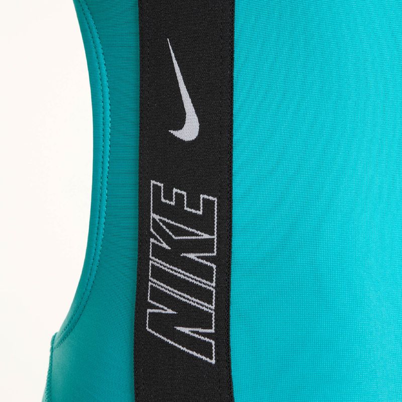 Einteiliger Schwimmanzug Damen Nike Logo Tape Fastback dusty cactus 3