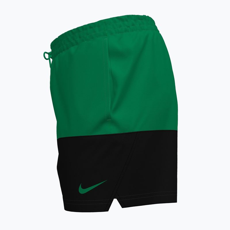 Herren Nike Split 5" Volley Stadion grün Badeshorts 3
