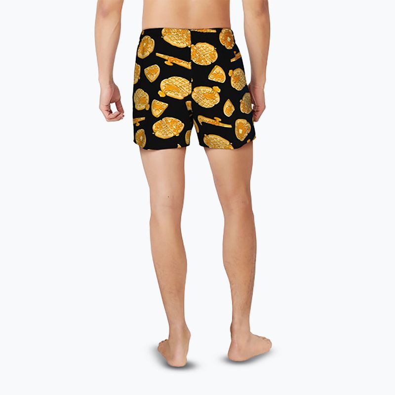 Herren Nike Multi Print 5" Volley Badeshorts schwarz 6