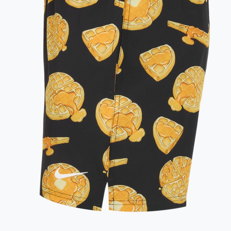 Herren Nike Multi Print 5" Volley Badeshorts schwarz 3