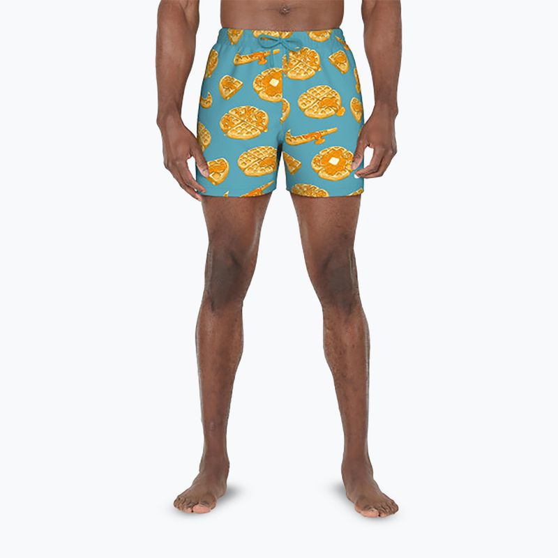 Herren Nike Multi Print 5" Volley Badeshorts staubiger Kaktus