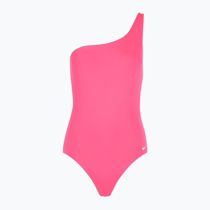 Einteiliger Damen-Badeanzug Nike Essential Asymmetrical hyper pink