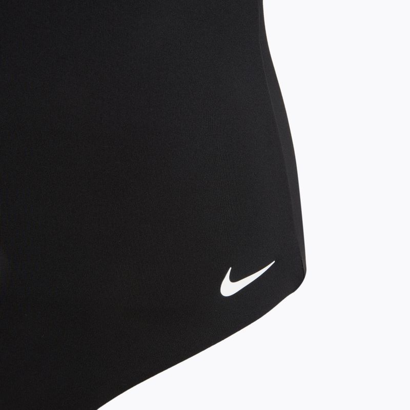 Einteiliger Damen-Badeanzug Nike Essential V-Neck schwarz 3