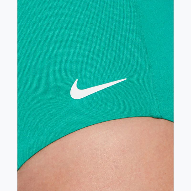 Einteiliger Damen-Badeanzug Nike Essential V-Neck stadium green 4