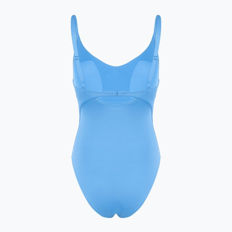 Einteiliger Damen-Badeanzug Nike Essential V-Neck university blue 2