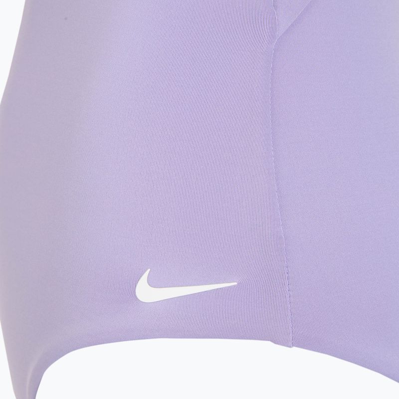 Einteiliger Damen-Badeanzug Nike Essential V-Neck Hortensien 3