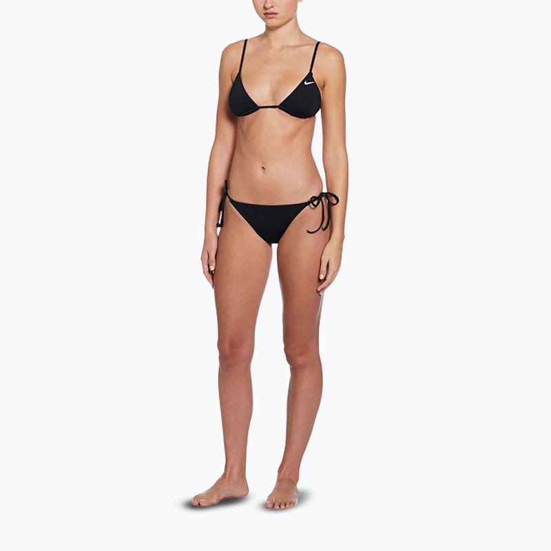 Nike Essential Triangle Bikini Badeanzug Top schwarz 2