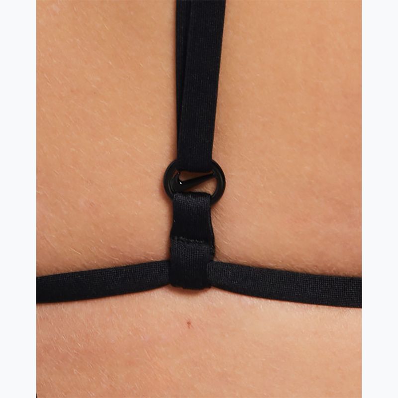 Nike Essential Triangle Bikini Badeanzug Top schwarz 5