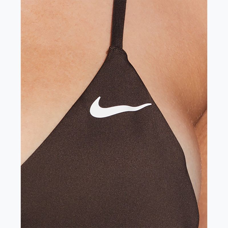 Nike Essential Triangle Bikini Badeanzug Oberteil barock braun 4