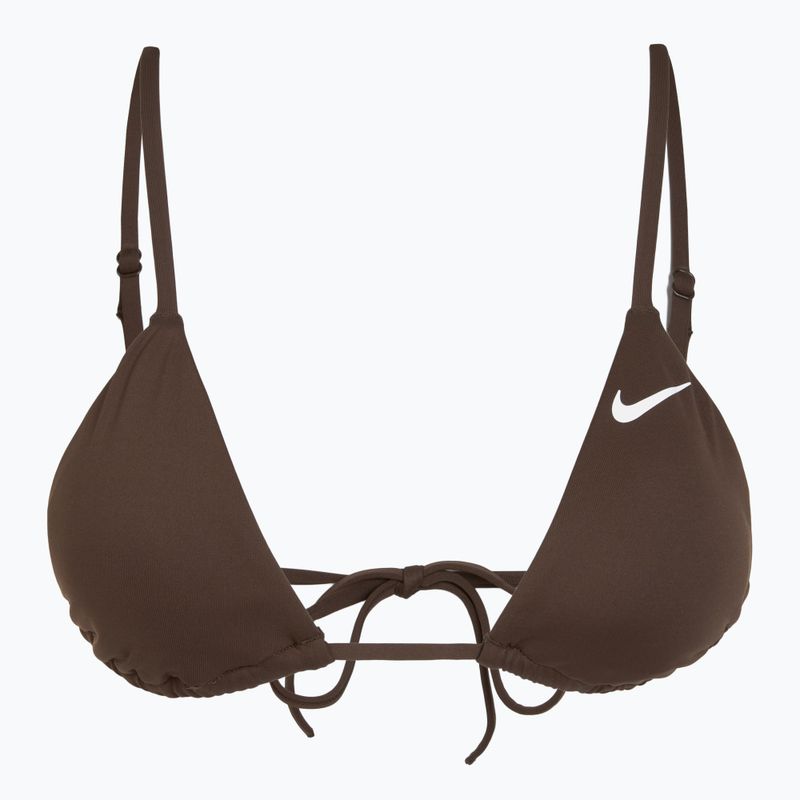 Nike Essential Triangle Bikini Badeanzug Oberteil barock braun