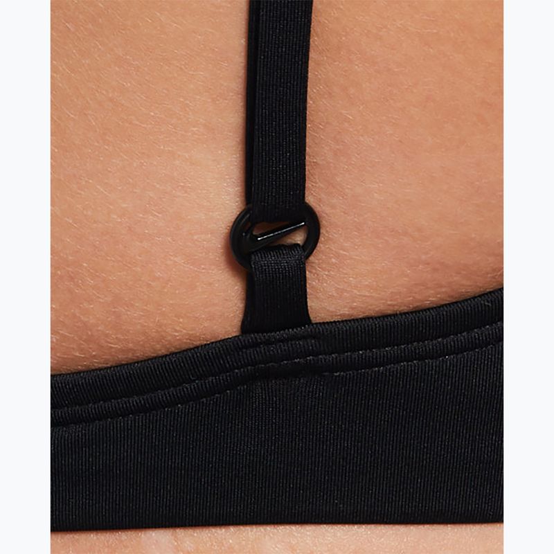 Zweiteiliger Damen-Badeanzug Nike Essential Bralette Bikini schwarz 7