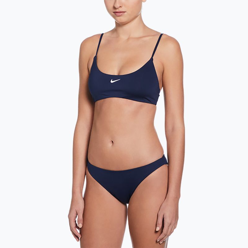 Zweiteiliger Damen-Badeanzug Nike Essential Bralette Bikini midnight navy