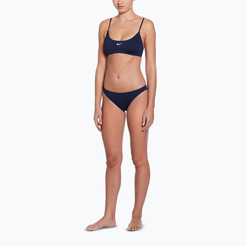 Zweiteiliger Damen-Badeanzug Nike Essential Bralette Bikini midnight navy 2