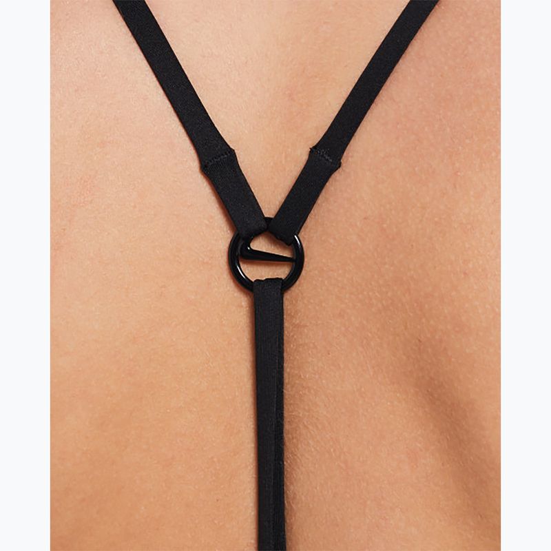 Einteiliger Damen-Badeanzug Nike Swoosh Link Y-Back schwarz 5