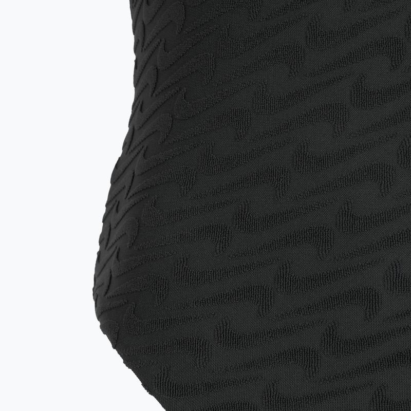 Einteiliger Damen-Badeanzug Nike Swoosh Link Y-Back schwarz 3