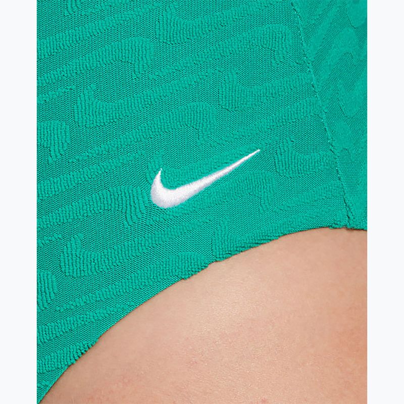 Einteiliger Damen-Badeanzug Nike Swoosh Link Y-Back Stadium grün 4