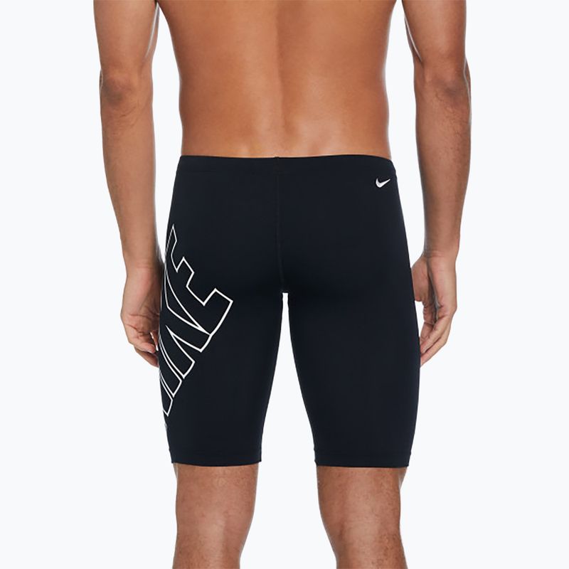 Herren Nike Hydrastrong Swim Jammer schwarz 7