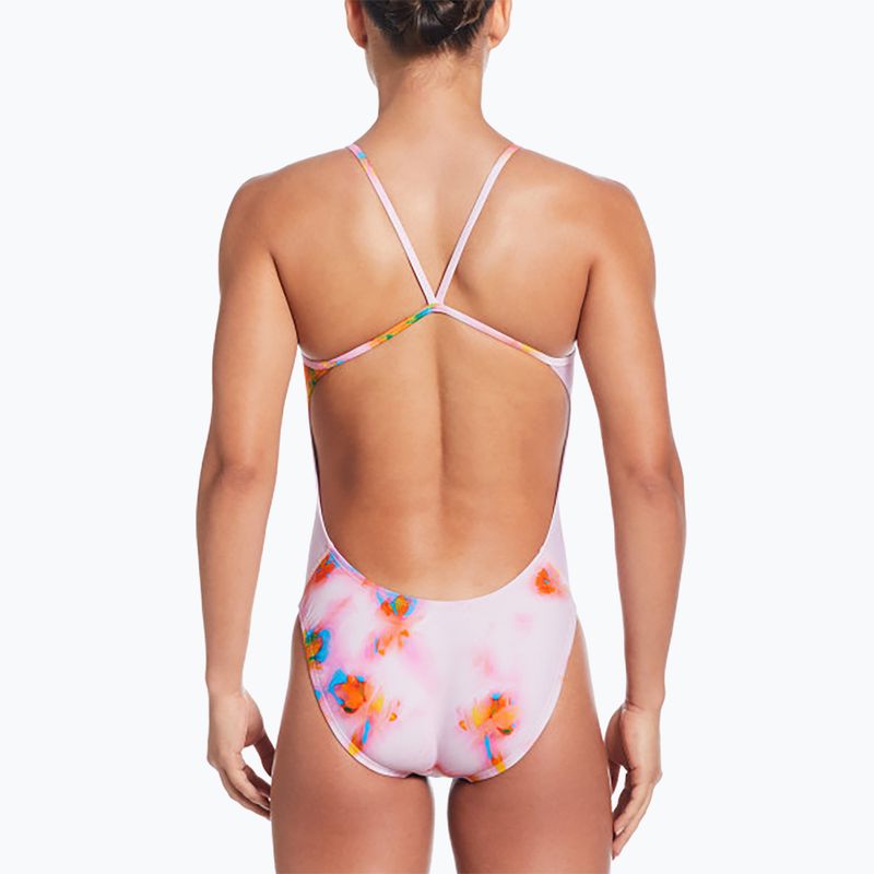 Nike Hydrastrong Cutout rosa Schaumstoff Damen-Badeanzug 3