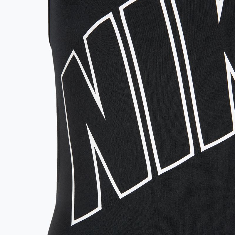 Einteiliger Damen-Badeanzug Nike Hydrastrong Adjustable Crossback schwarz 3