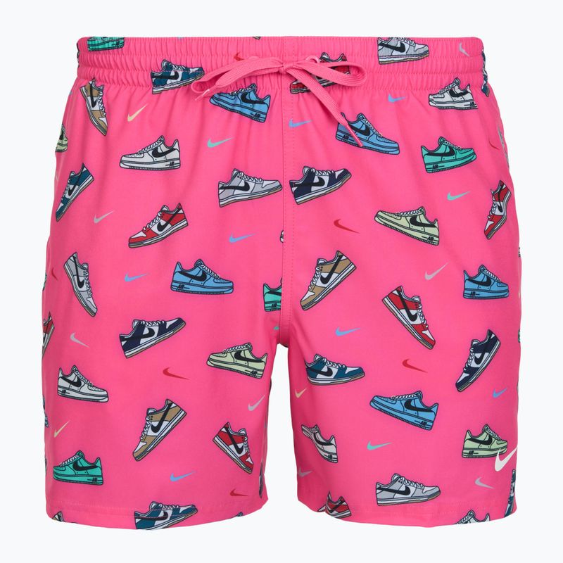 Herren-Badeshorts Nike Multi Print 5" Volley pinksicle
