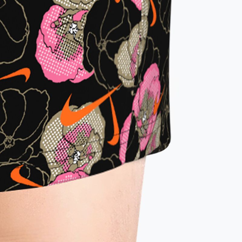 Herren Badeshorts Nike Multi Poppy Print 5" Volley black 6