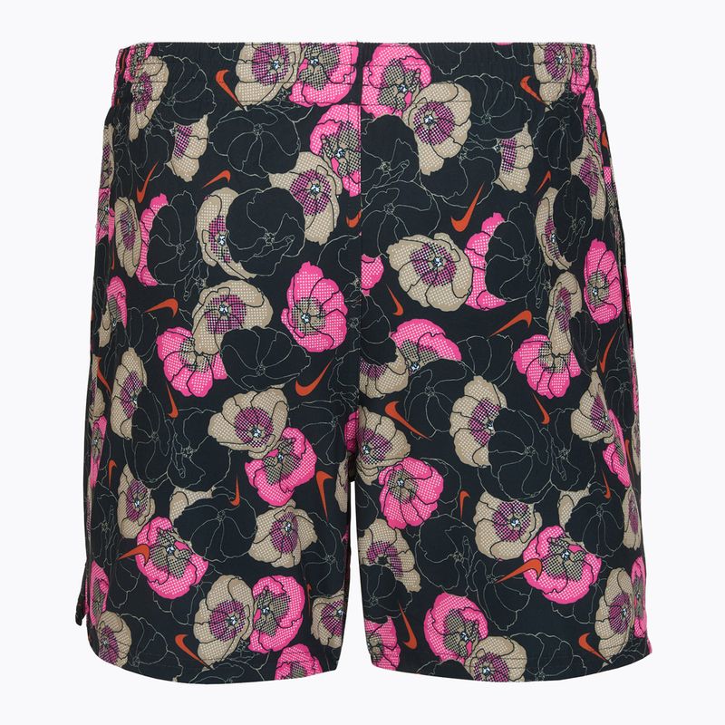 Herren Badeshorts Nike Multi Poppy Print 5" Volley black 2