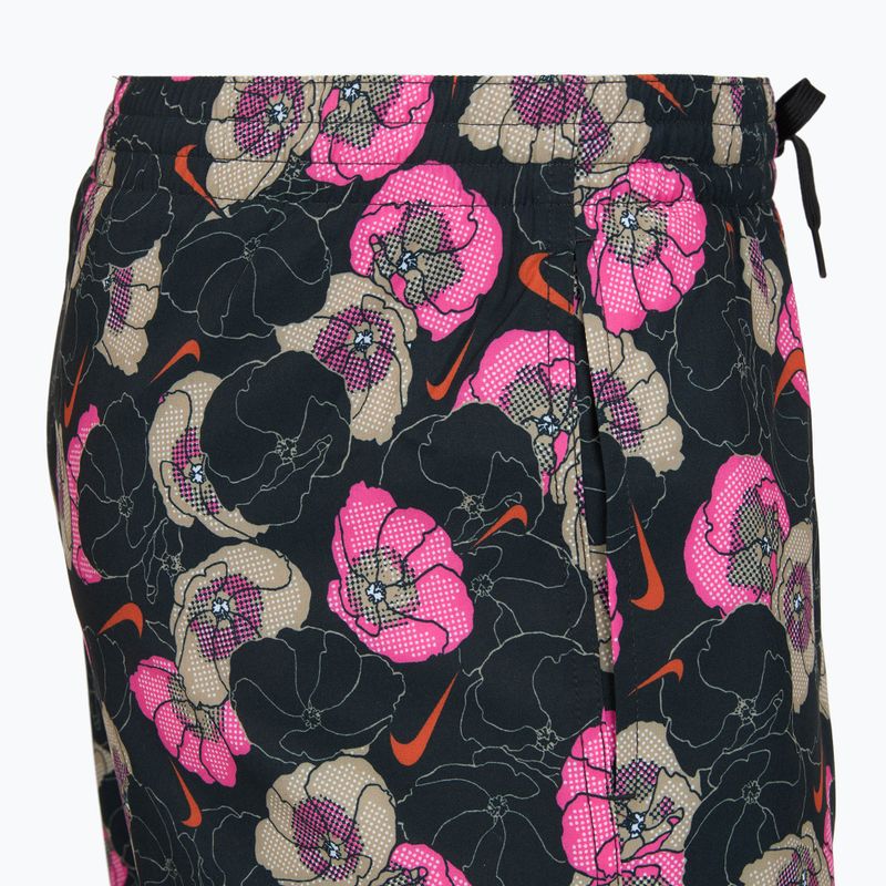Herren Badeshorts Nike Multi Poppy Print 5" Volley black 4