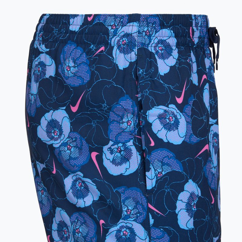 Herren-Badeshorts Nike Multi Poppy Print 5" Volley midnight navy 3