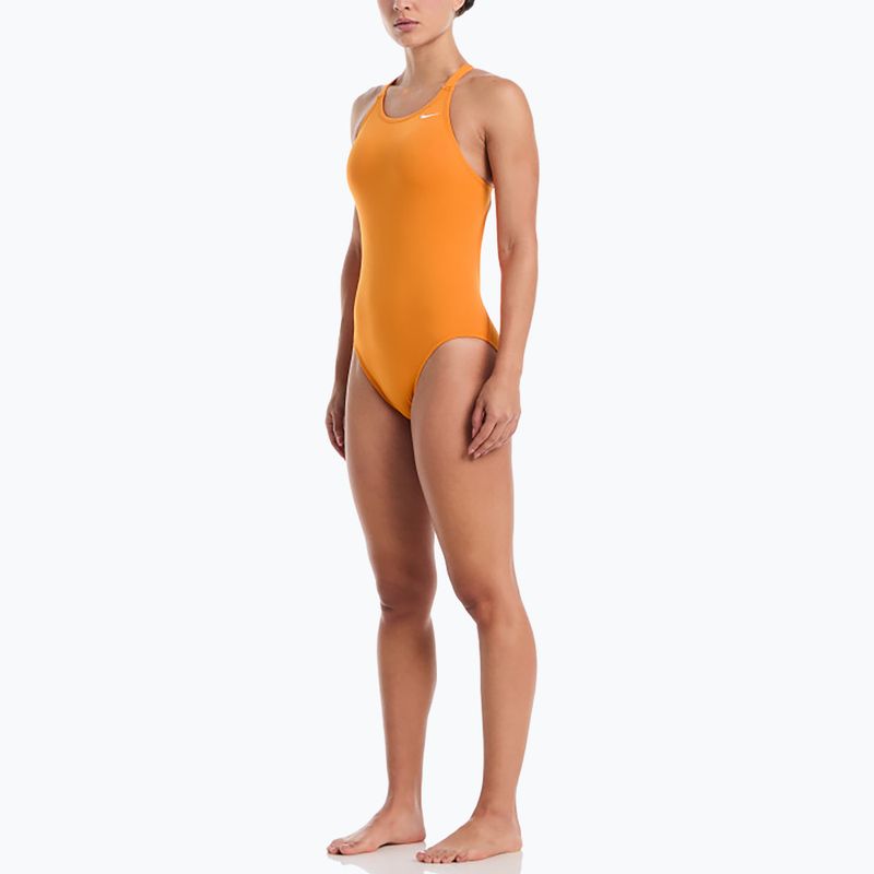 Damen-Badeanzug Nike Hydrastrong Solid Fastback bright ceramic 2