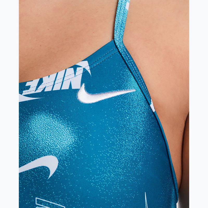 Einteiliger Damen-Badeanzug Nike Hydrastrong Cutout green abyss 4