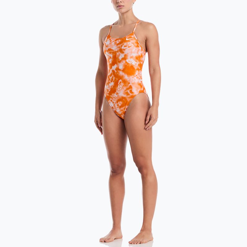 Badeanzug Damen Nike Hydrastrong Cutout bright ceramic 2