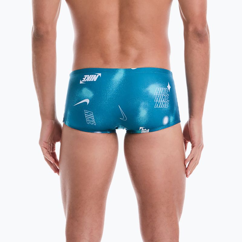 Schwimm-Slips Herren Nike Hydrastrong Square Leg Brief green abyss 3