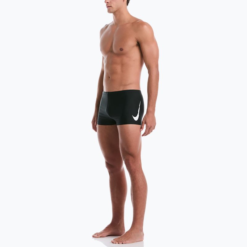 Schwimm-Boxershorts Herren Nike Logo Graphic Square Leg black 2
