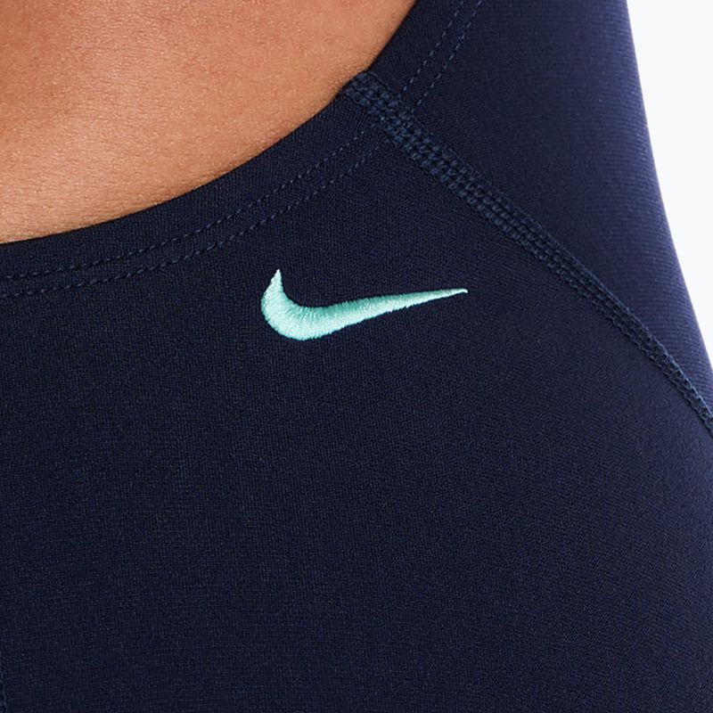 Damen-Badeanzug Nike Hydrastrong Logo Graphic Fastback midnight navy 5