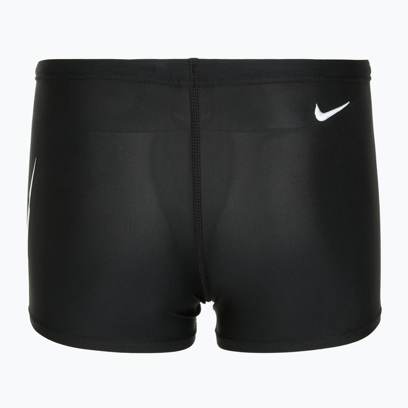 Schwimm-Boxershorts Kinder Nike Logo Graphic Square Leg black 2