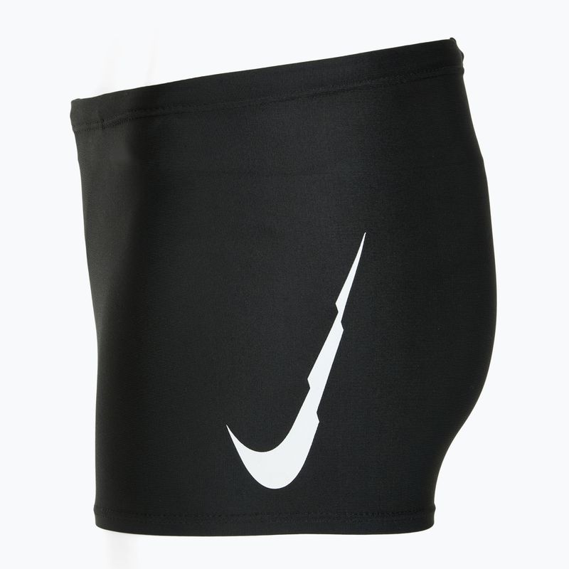 Schwimm-Boxershorts Kinder Nike Logo Graphic Square Leg black 3