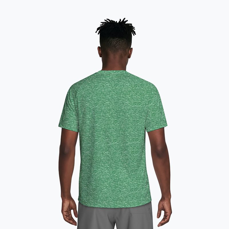 Herren-Schwimmshirt Nike Heather Hydroguard malachite 3