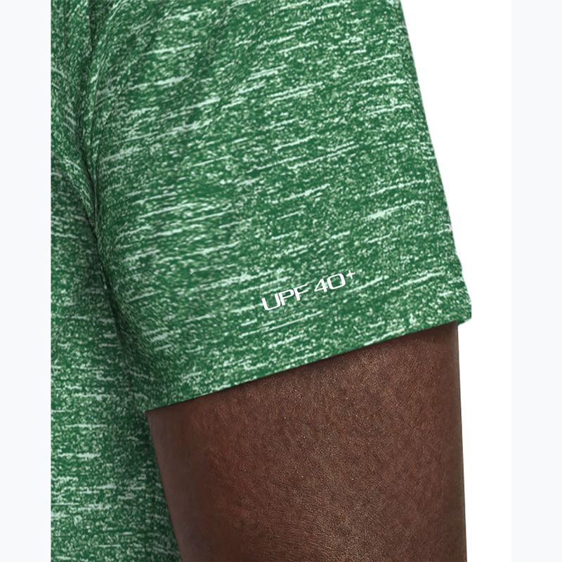 Herren-Schwimmshirt Nike Heather Hydroguard malachite 5