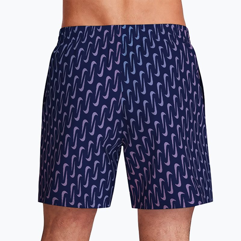 Herren-Badeshorts Nike Breaker Swoosh 5" Volley midnight navy 4